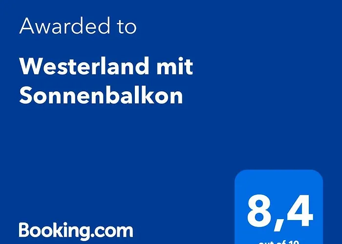 Mit Sonnenbalkon Апартаменты Вестерланд